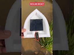 SOLAR BOAT #shorts #inventions #electronic