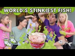 "SURSTRÖMMING" WE TRIED THE WORLD'S SMELLIEST FISH – THIS WENT HORRIBLY WRONG!! 😱