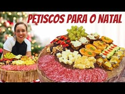 COMO FAZER TÁBUA DE PETISCOS / TÁBUA DE FRIOS -  RECEITAS PARA O NATAL