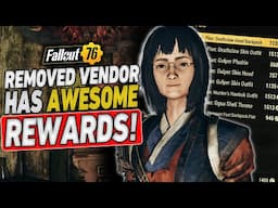 REMOVED VENDOR Has AWESOME REWARDS! | Fallout 76