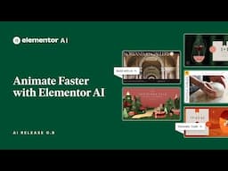 GSAP - Scroll Based Video Animations with Elementor AI  in 5 minutes