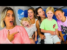 10 HOUR Flight With 6 Kids!