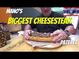 Size Matters at Mano's - This Cheesesteak is OFF THE CHARTS