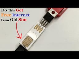 how to get free internet wifi using old Sim