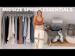 MIDSIZE CAPSULE WARDROBE | SPRING ESSENTIALS | SIZE 14