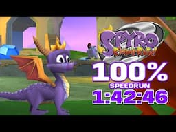 Spyro 2: Ripto's Rage! (PS1) - 100% Speedrun: 1:42:46