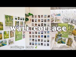 DIY aesthetic wall collage 🍃 *cottagecore wall collage*