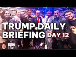 TRUMP DAILY BRIEFING: Are You Not Entertained? Trump & Avengers At The UFC! While Biden Starts WW3