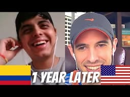 MY FIRST TANDEM FRIEND! Chatting live for the first time over 1 year later! | Hemos mejorado mucho!