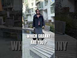 Hi grannies! Which one are you ? #fallstyle #outfitideas #styleover40 #funnyshorts