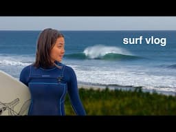 surfing in california during a swell | surfer girl diaries