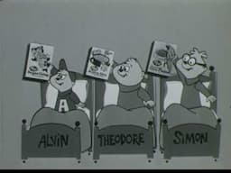 Animated 1960s Post cereal commercial with Alvin and his 2 brothers