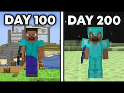 I Spent 200 Days in Minecraft's Oldest Version