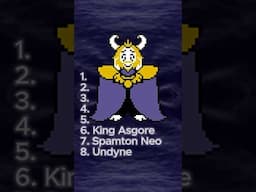 Undertale Ranked! #undertale #deltarune #games