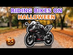 WHAT ITS LIKE RIDING THE CFMOTO 450 SS ON HALLOWEEN