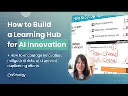 How to Set Up Your AI Learning Hub I Ethical AI