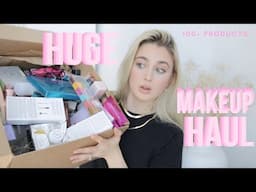 the BIGGEST makeup haul on youtube | 100+ products