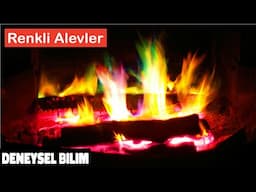 Magic of Colorful Flames | Renkli Alev Nasıl Yapılır? Science Experiments At Home | Deneysel Bilim