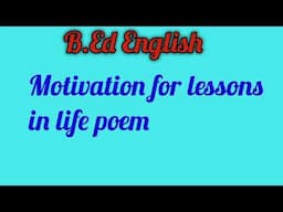 B.Ed English Commission| How to take class in B.Ed Commission| B.Ed English life of lesson