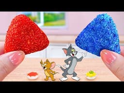 Save My Tom & Jerry 😲 Want A Cheetos or Takis Miniature Sandwich Fry Fish Eel 💗 Tina Mini Cooking