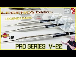 Legend Darts V-22 Darts Review - BONUS 240 On Quadro Board