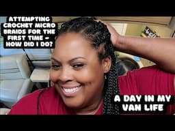 Running Errands | Sneak Peek Christmas 2024 Theme😃 | Crochet Braids | Day in my life #VANLIFE