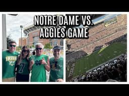 COME WITH US TO THE NOTRE DAME VS AGGIES FOOTBALL GAME! Tara Henderson