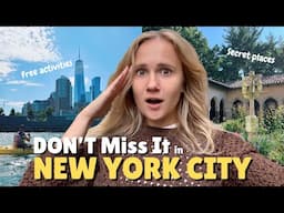 DON'T plan a trip to NEW YORK CITY until you watch this video ✨Best NYC Hidden Gems ✨