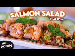 Thai Salmon Sashimi Salad | ลาบแซลมอน