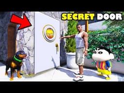 Franklin Opened NEW SECRET DOOR Inside His House In GTA 5 | SHINCHAN and CHOP