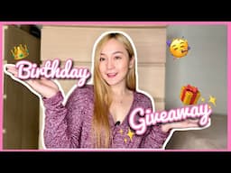 BIRTHDAY GIVEAWAY | GIVEAWAY 2020 | MARIES TAN | Philippines only