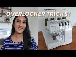 Did you know your overlocker can do THIS? 3 Serger Sewing Techniques to try!!