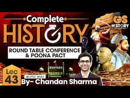 Round Table Conference & Poona Pact: L43 | Indian Modern History for UPSC | SAHAS Series