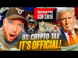 Ripple XRP: Trump’s HUGE Move to ELIMINATE ALL CRYPTO TAXES For XRP Holders! (EPIC CRYPTO NEWS)