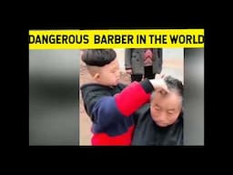 top 7 dangerous barber in the world part7 | breathe fact | tamil #shorts