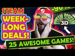 MASSIVE Steam Weeklong Deals + Steam Scream Sale! 25 Awesome Discounted games!