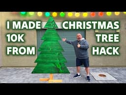 Easy Beginner Woodworking projects to make money - Christmas Tree Tutorial.