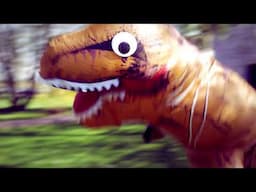 Did you see a dinosaur today? | Kids music video for by Daddy Donut