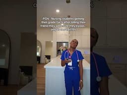 Pov: Nursing student getting their grade back #nursingstudent #nursingschool #nursinglife #nurses