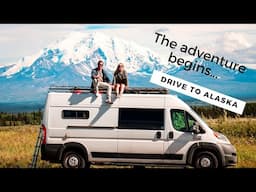 DRIVE TO ALASKA | insane views, wild animals, the drive begins