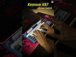 Gasket Keyboard Sound Vs Non-Gasket Keyboard Sound | Kreo Swarm Vs Kemove K87 Sound ?