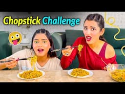 Chopstick se kaun Khayega Sabse tez Noodles 🍜😂