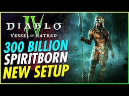 Most Broken Spiritborn Build Of All Time - 300B+ Damage Diablo 4 Vessel of Hatred Endgame