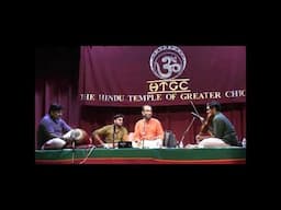 HINDU TEMPLE OF GREATER CHICAGO, LEMONT, IL: MUSIC MELA 19: FEATURED CONCERT: ARAVIND: TAMIL KRITHI