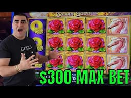 $300 MAX BET MASSIVE JACKPOT On High Limit Slot Machine