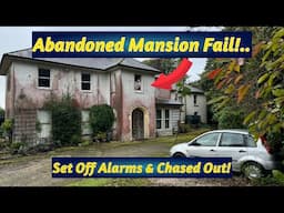 We Set Off Alarms & Got Chased Off At This Abandoned mansion!…