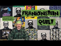 I Made a Frankenstein FPP Quilt ...  IT'S ALIVE !! 🧟‍♂️🧟‍♂️🧟‍♂️ Happy Halloween !