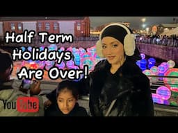 HALF TERM Holiday is OVER - RIVER OF LIGHTS IN LIVERPOOL #dailyvlogs