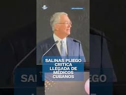 Sin pelos en la lengua, Salinas Pliego ironiza sobre la llegada de médicos cubanos #shorts