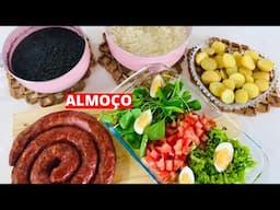 Fazendo almoço comigo | Fiz linguiça de pernil e mais ..